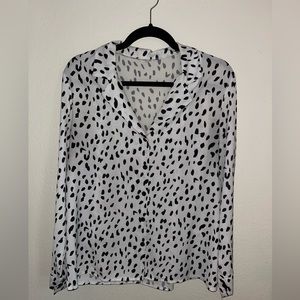Animal Print Button Up